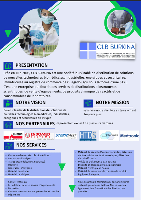 Couverture présentation CLB Africa